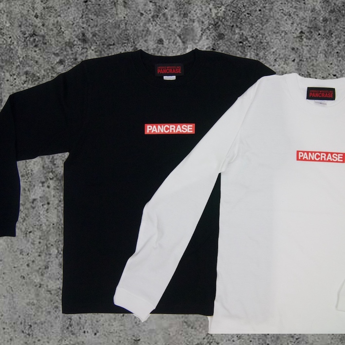 PANCRASE BOXロゴ ロングTシャツ［BLACK/WHITE］